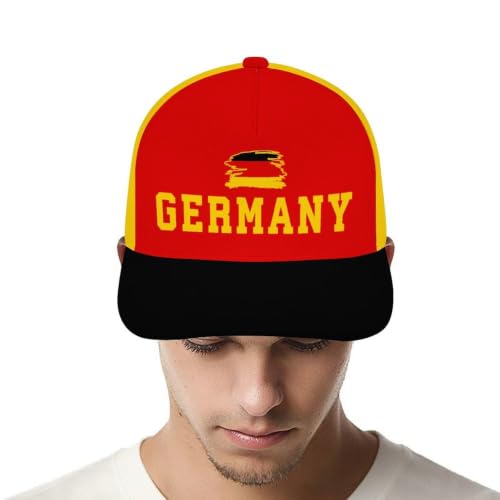 Image of Soccer National Team Baseball Cap for Men Women Adjustable Snapback Summer Sun Hat Game Day Hat for Soccer Fans