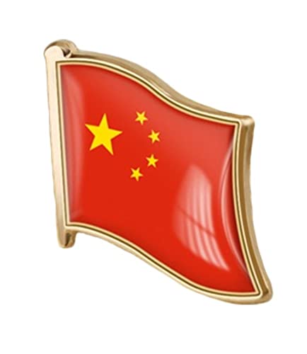 Image of vmcoatdu Country Flag Pin Badge International Travel Brooch Metal Alloy Souvenir Pin for Hat Clothes Backpack