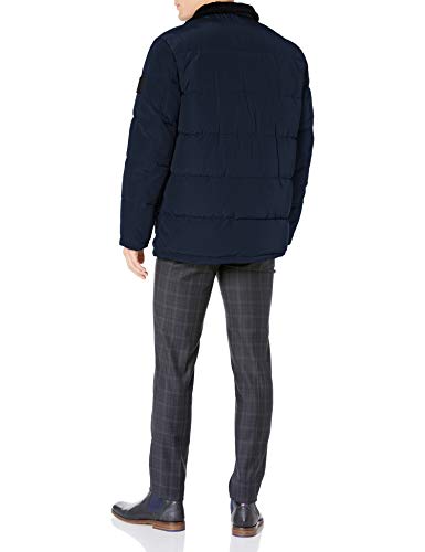 Andrew Marc Men's Legacy Stapleton Mid Length Puffer Jacket with Sherpa Trimmed Collar2