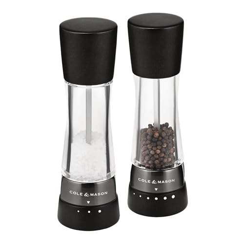 Cole & Mason H332293 Derwent Black Wood Salt and Pepper ...