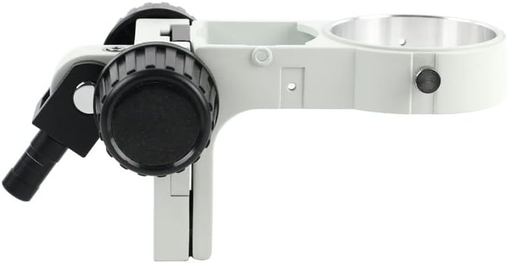 Miniatura 5 de Kit de accesorios para microscopio de 2.992 in de diámetro, soporte de enfoque ajustable con cola, accesorios para microscopio (color negro)