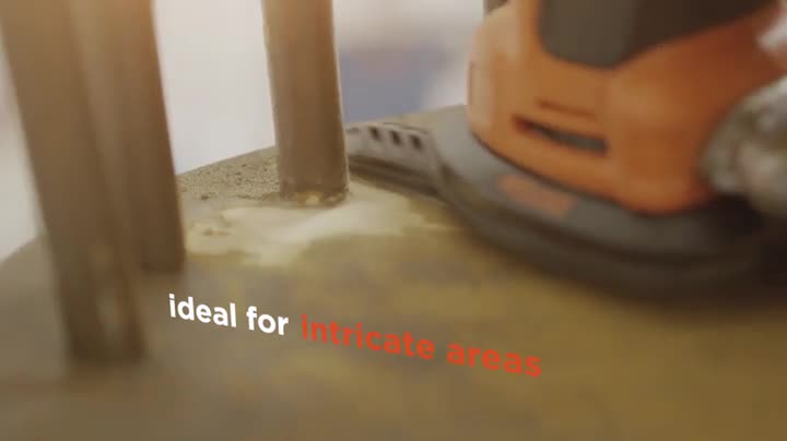 KA2500K Mouse Sander with Kit Box and 9-Accessories