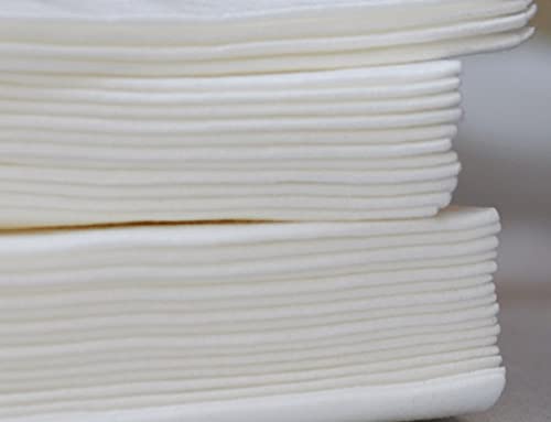 Tovaglioli Monouso Bianco BIO in Tessuto non