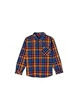 mehrfarbig s.Oliver Junior Jungen 404.10.008.11.120.2042144 Hemd, Blue Check, 128-134/RE