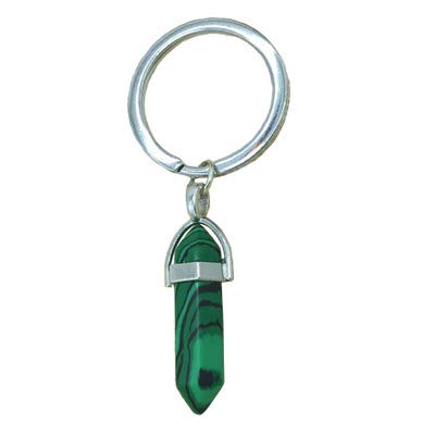 Keychain Retro Key Accessories Retro Natural Creative Pendant Malachite