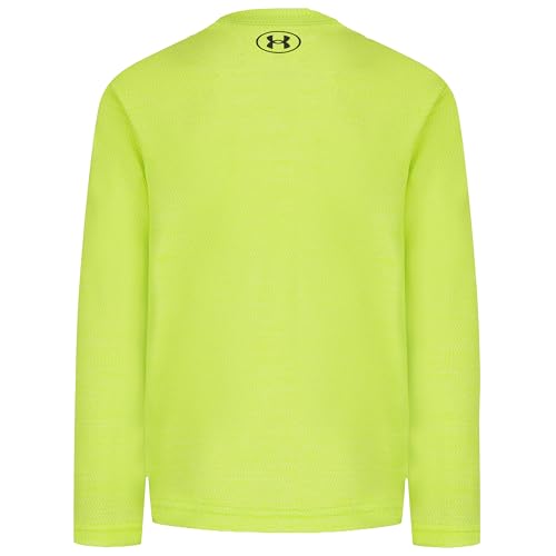 Image of Under Armour Boys' Long Sleeve Logo Graphic T-Shirt, Lightweight & Breathable, Relaxed Fit
