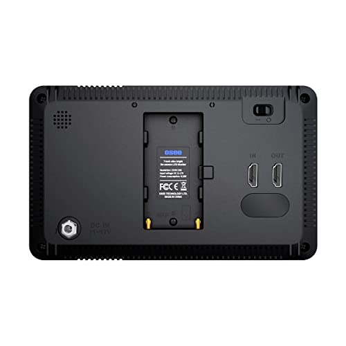 Image of osee T7 7inch Upgraded Version 3000 Nits Ultra Bright Daylight Viewable FHD DSLR Camera Field Monitor 3D LUT HDR 4K HDMI Input & Output Including Ball Head Power Adaptor and D-tap Cable
