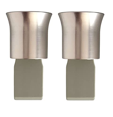 Bath and Body Works 2 Pack Brushed Metallic Flare Wallflowers Fragrance Plug.