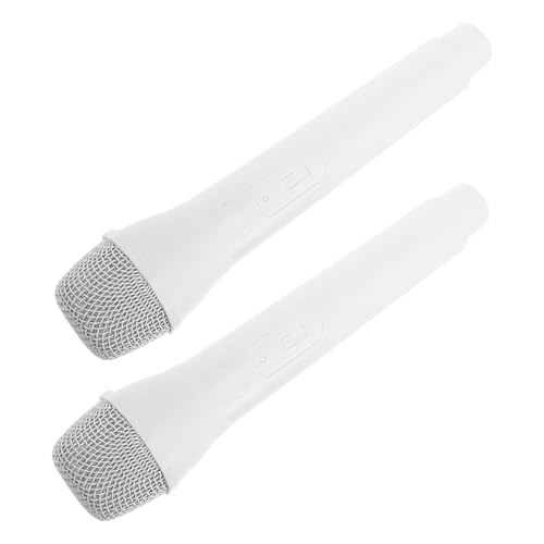ibasenice Lot De 2 Microphones Jouets Faux Microphones D'Interview Portables pour Enfants Accessoires De en Plastique Jouets pour Enfants Faux