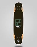  Holz Skate Skateboard Sakari Longboard Deck Mix Bamboo 38x8.45 Basic Green Forest