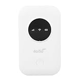 [Portable et polyvalent] Ce routeur 5g wifi compact et léger est idéal pour une utilisation à la maison ou en à travers le monde. Il peut être facilement rechargé via un port USB d'ordinateur, une powerbank ou un chargeur USB de voiture. Pour une utilisation prolongée, nous recommandons un refroidissement suffisant pour garantir des performances optimales. La batterie intégrée de 2100 mAh permet plus de 10 heures d'utilisation continue.