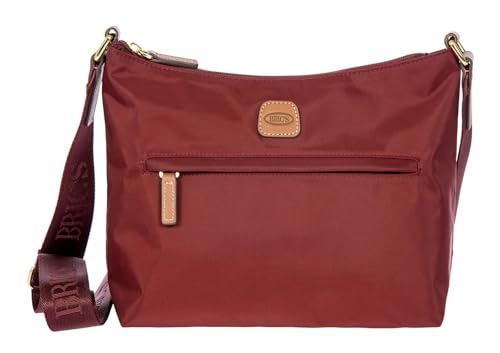 Bric's Umhängetasche Schultertasche X-Bag Shoulderbag Bordeaux weinrot
