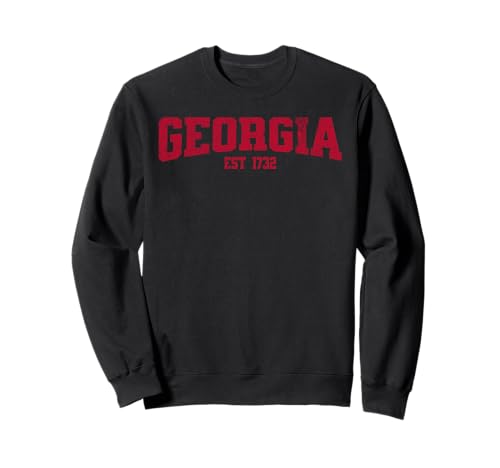 GEORGIA - GA Est 1732 - Throwback Design - Classic Sweatshirt