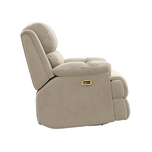 Image of Wakefit Recliner | 3 Year Warranty | Recliner Sofa 1 Seater, XpertGRID Technology, Designed for Supreme Comfort & Relaxation, Easy DIY Assembly, 145 kg Weight Capacity, Electic Virelia (Tuscan Tan)