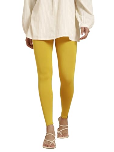 Image of TWIN BIRDS Women Viscose Ankle Leggings | Stretchable Kurti Wear Bottom