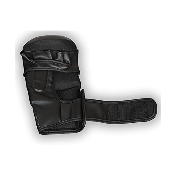 FightX MMA Gloves for Men & Women - Premium Quality Sparring Gloves with Open Palms - Perfect UFC Gloves for Martial Arts, Muay Thai, Punching & Kickboxing Gloves - Multipurpose MMA Sparring Gloves