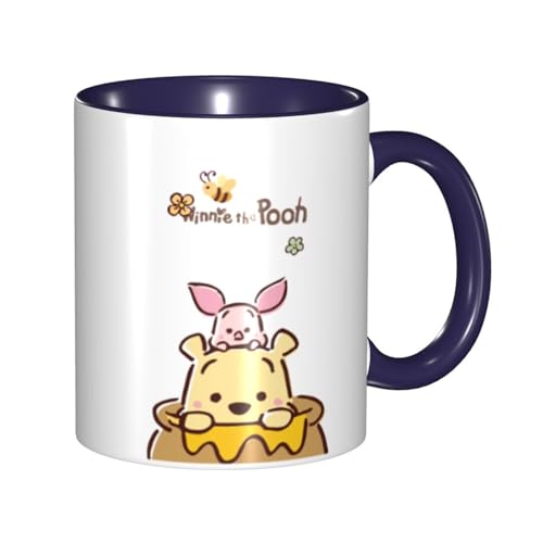 くまのプーさん マグカップ 330ml ティーカップ コーヒーカップ カップ セラミック Mug Cup 軽量 直接ドリップ おしゃれ かわいい 電子レンジ対応 グッズ オフィス 家用 プレゼント
