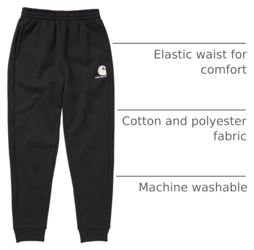 Image of Carhartt Kid's CK9450 Fleece Logo Sweatpant - Girls
