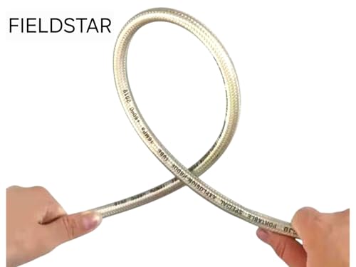 Image of Fieldstar Premium Golden Pressure Washer Hose Pipe Upto 3500 Psi Molded Pipe (8 metre SUITABLE for STARQ, VANTRO, AIMEX, GAOCHENG, AGARO, SHAKTI) 8 metre
