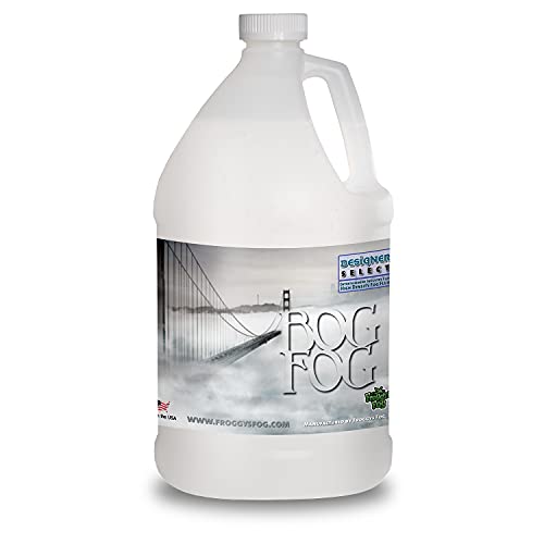 Bog Fog - Extreme High Density Fog Juice - HDF Fog Machine Fluid - 1 Gallon - Best Rated and Best Seller - Water Based, American Made and Just Plain Awesome Fog