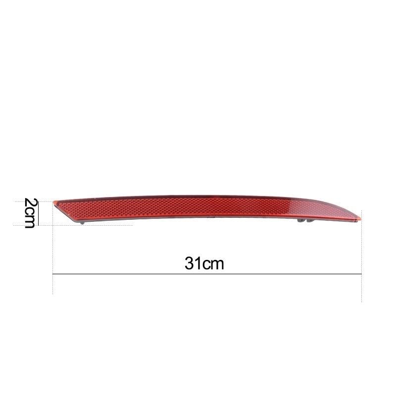 Reflector rojo parachoques trasero Ford Mustang 2018+ 4