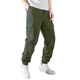 WENKOMG1 Techwear Cargo Pants for Men - Outdoor Hiking Tactical Military Work Pants with Pockets Cargos Golf Travel Pant Men Man Clothes Fashion Pantalones Hombre (XL - Army Green)