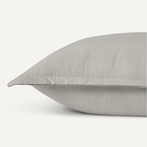 Image of Amazon Basics Brushed Microfiber Comforter Set, Extra Soft with Natural Texture, Oeko-TEX Certified, Machine Washable, 2-Piece, Twin /Twin XL, Grey