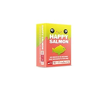 Asmodee - Happy Salmon, Gioco da Tavolo, dai Creatori di Exploding Kittens, 6+ Anni, 3-8 Giocatori, Edizione in Italiano
