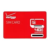 Verizon Wireless RETAILSIM4G-A Vzncel Sim 2ff 4g LTE