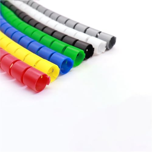Fin des fils emmêlés avec l'organiseur de câbles 35 mm gaine spirale flexible noire de 10m