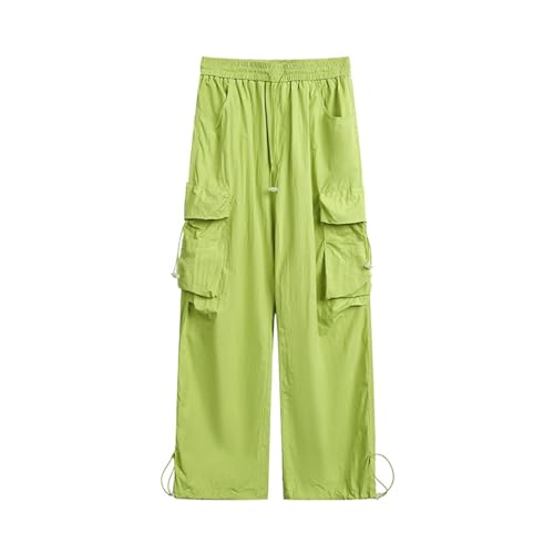 Men's Pants Workwear Lightweight Loose Fit Sporty Couple High Street Summer Long Pants for Men