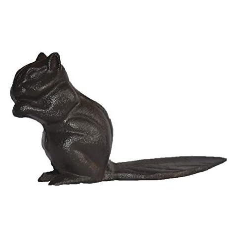 TentHome Tiere Türstopper Boden Landhaus Gusseisen Deko Türkeil Rutschfest Türpuffer Schwarz Türhalter Kinder Möbelkeile Cover