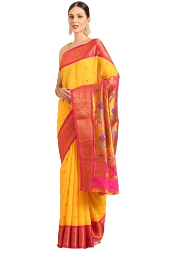 Varkala Silk Sarees Women's Kadiyal Soft Silk Chandrakor Paithani...