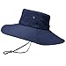 JSJJAUJ Chapeaux d'automne et d'hiver Chapeau de Godet de Maille Respirante Chapeau d'été de Plein air randonnée Chapeau de Soleil Unisexe Boonie Cap Large DROM Coton CHAIS DE PÊCHE