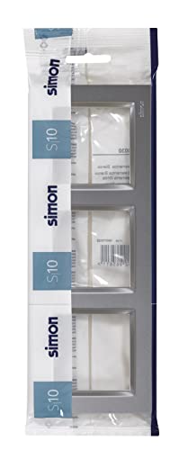 SIMON, Wall Switch Frame, 3 Elements, Compatible with Simon 10 Mechanisms, Suitable for Indoor Use Easy to Assemble - Image 3