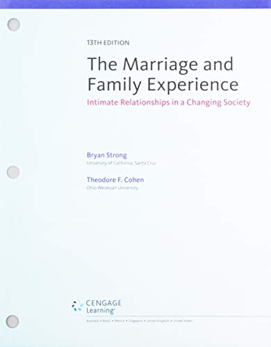 The Marriage and Family Experience + Mindtap Sociology, 1 Term 6 Months Access Card, Enhanced: Intimate Relationships in a Changing Society