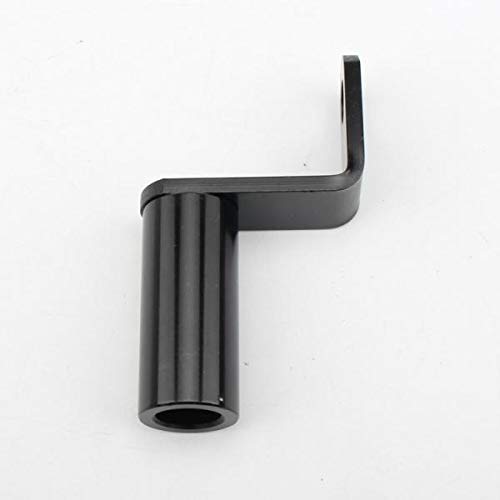 Image of CALANDIS Motorcycle Rearview Side Mirror Extender Bar Bracket For Phone GPS Black