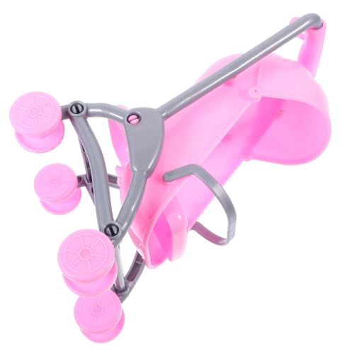 NAMOARLY Carrito De Muñeca De Simulación Cochecito Fiesta Mini Adorno De Muebles Diseño Divertido para Jugar y Recrear para Niñas y Sus Muñecas