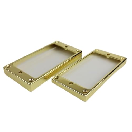 Anneaux de montage micro Humbucker or à fond incurvé pour guitare LP