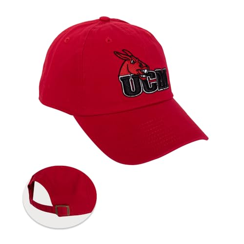 Gorra bordada roja con cierre ajustable para adultos miniatura 1