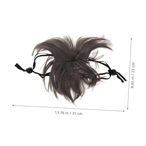 Peluca para perro Yardwe para disfraz y decoración miniatura 3