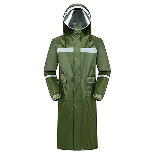 Chubasquero impermeable para caminatas al aire libre con capucha protectora y detalles reflectantes 2