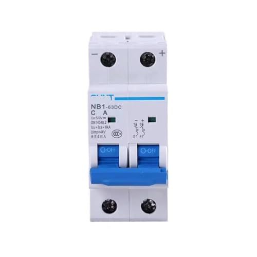 Disjoncteur DC 2P 500V 50A NB1-63DC pour installation photovoltaïque solaire