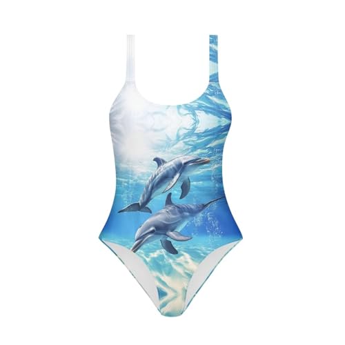 Image of Uourmeti Girls' One-Piece Swimwear Halter Bathing Suit Big Kids Summer Beach Swim Suits Swimming Wear