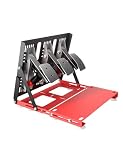 Sim Racing Inverted Pedals Kit, Heavy Duty Racing Pedal Inverted Bracket Set Compatible with Logitech G PRO/G920/G923/G29/G27/G25, Thrustmaster RACELINE PEDALS III, Simagic P1000 Series & Moza CRP