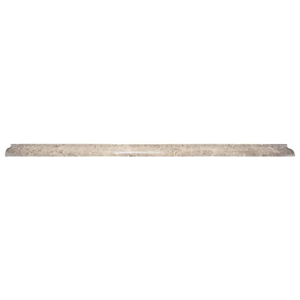 Graue Marmorplatte Ø60x2,5 cm für Esstisch, Couchtisch, Gartentisch Ersatzplatte für Möbel, DIY BAU, Arbeitsplatte, Küchen- und Wohnzimmerzubehör