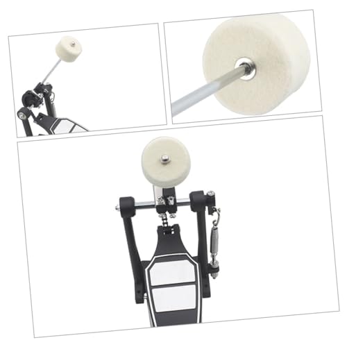 Repuestos para pedal individual de bombo Hemoton 2 piezas miniatura 4