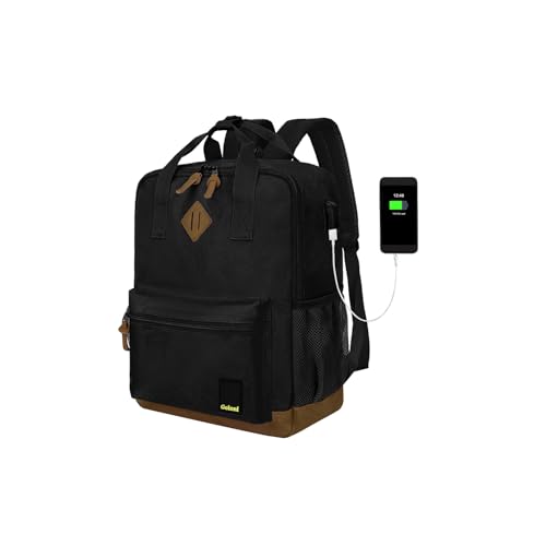 Goloni Classic Backpack with USB Charging Port,Water Resistant Travel Backpack for Men &...