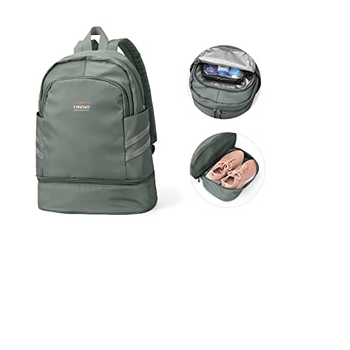 Sac à dos de gymnastique pour femmes avec chaussures Compartiment et poche Pliable à main sac à dos pour ordinateur de voyage étanche Sac à dos décontracté daypack sac scolaire sac à dos sportif Cover