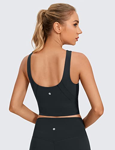 Image of CRZ YOGA Womens U Back Sports Bras | Light Support, Removable Pads, Yoga, Extremely Soft, U Back, Wide Straps, for Women